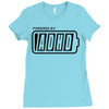 powered by adhd Ladies Fitted T-Shirt