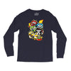 lion collector vectorized Long Sleeve Shirts