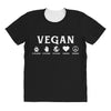 Vegan For The Planet All Over Women's T-shirt
