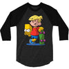 bart simpson 3/4 Sleeve Shirt