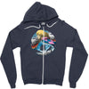 in the midst of war Zipper Hoodie