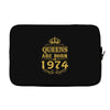 queens are born in 1974 Laptop sleeve