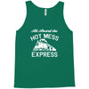 all aboard hot mess express train Tank Top
