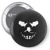 skull. Pin-back button