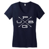 playerunknown's battlegrounds 3 Women's V-Neck T-Shirt