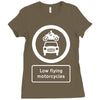 low flying motorcycles Ladies Fitted T-Shirt
