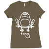 frog Ladies Fitted T-Shirt