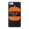 halloween forget candy give me tacos pumpkin iPhone 7 Case
