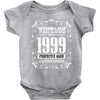 vintage made in 1999 perfectly aged a living legend Baby Bodysuit