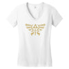 henna hylian symbol Women's V-Neck T-Shirt