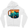 coffee and adventure Zipper Hoodie