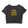 hab sosli' quch! klingon funny geek nerd sci fi alien conventions shir Crop Top