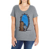 the looking glass Ladies Curvy T-Shirt