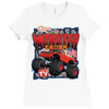 Off Road Monstre Truck Ladies Fitted T-Shirt