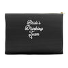 bride's drinking team diamond ring bachelorette Accessory Pouches