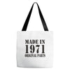 made in 1971 original parst Tote Bags