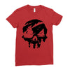 sea of theives skull Black Logo Ladies Fitted T-Shirt