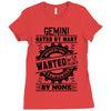 Gemini Hated By Many Wanted By Plenty Ladies Fitted T-Shirt