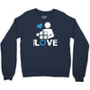 portal true love   aperture lab video gamer teleport online pc goal te Crewneck Sweatshirt
