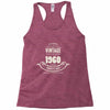 premium vintage 1960 classic perfectly aged limited edition Racerback Tank
