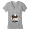 marshmallow man Women's V-Neck T-Shirt