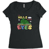 the hills have eyes Women's Triblend Scoop T-shirt