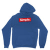 simple red Unisex Hoodie