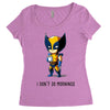 i don't do mornings Women's Triblend Scoop T-shirt