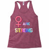 Women's March We are Strong Racerback Tank