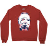 michael myers floral mask Crewneck Sweatshirt