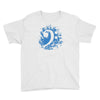 bass clef in blue Youth Tee