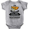 I Am Pizza Actually In A Very Commited Relationship Baby Onesie