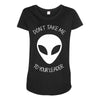 flash to your leader don`t take me Maternity Scoop Neck T-shirt