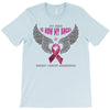 my hero is now my angel breast cancer awareness T-Shirt