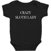 crazy sloth lady Baby Bodysuit