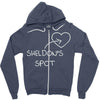 sheldon's spot Zipper Hoodie