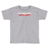 i'm in good shape round is a shape! funny Toddler T-shirt