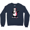 black, red and white Crewneck Sweatshirt