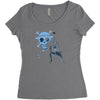 the pirate Women's Triblend Scoop T-shirt