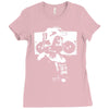 darth vader with boom box Ladies Fitted T-Shirt
