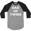 Dad of Twins 3/4 Sleeve Shirt