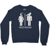 restroom for the recently deceased Crewneck Sweatshirt
