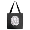 male brain Tote Bags