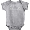 original sketch classic car r5 Baby Onesie
