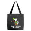 Happiness is Camp Tote Bags