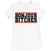 bonjour bitches Ladies Fitted T-Shirt