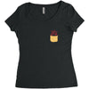 Heart Pocket Women's Triblend Scoop T-shirt
