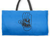 talk to the hand Weekender Totes