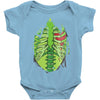 skeletal halloween Baby Bodysuit