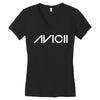 avicii Logo Women's V-Neck T-Shirt